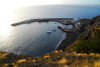São Filipe, Fogo island - Cape Verde / Cabo Verde: harbour seen from above - photo by E.Petitalot