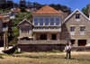 Galicia / Galiza - Combarro - Pontevedra province: houses and Hórreo granary - Espigueiro - concello de Poio - Rias Baixas - photo by S.Dona'