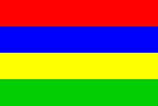 Mauritius / Mauricia / Maurice - flag - photo by A.Dnieprowsky